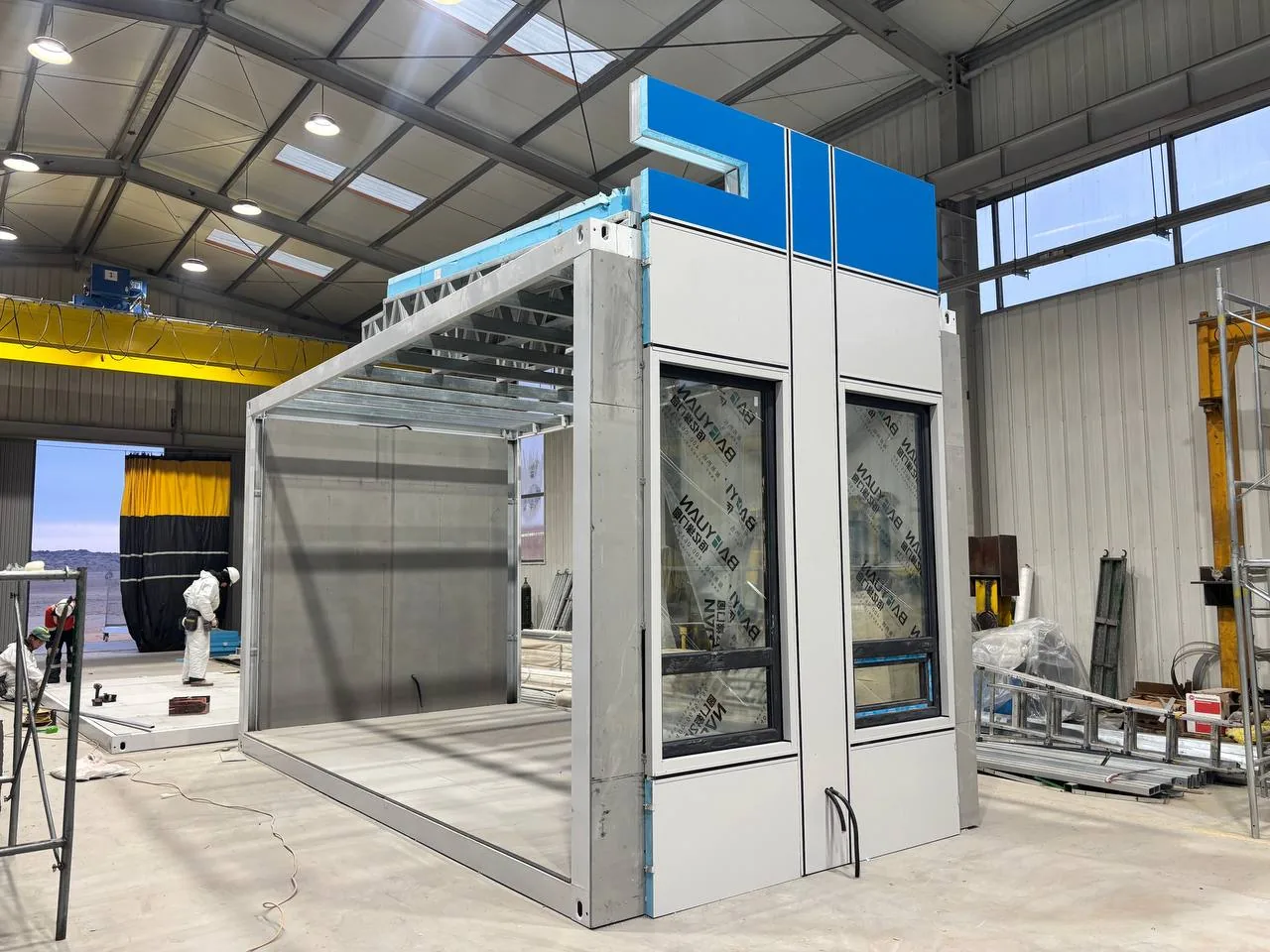 Open Pit Mine Control Center Office module being fabricated
