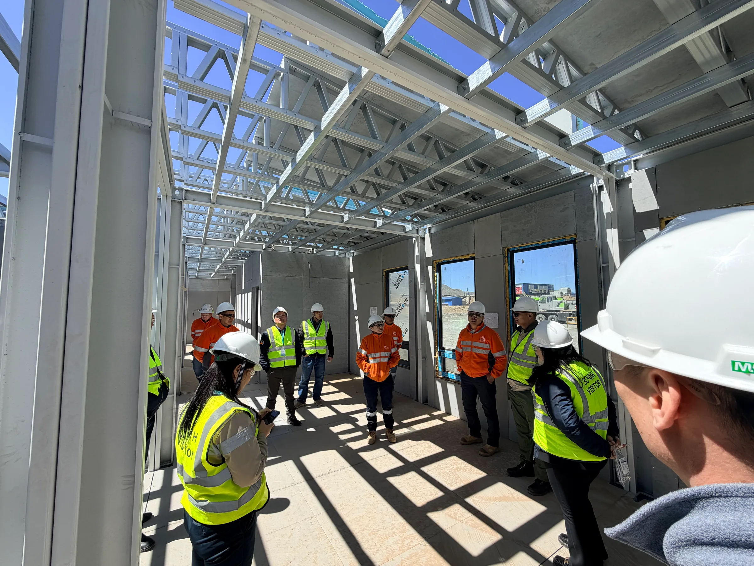 Open Pit Mine Control Center Office module under construction